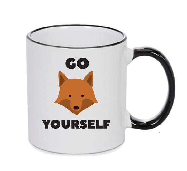 GO FOX YOURSELF Mug Adult Mug Gift – printed mug product image 1