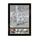 GORDON BANKS PELE Limited Edition Football Player Signed Print - Football