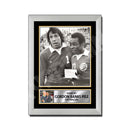 GORDON BANKS PELE 2 Limited Edition Football Player Signed Print - Football