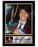 GORDON COWANS Limited Edition Football Player Signed Print - Football