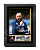 GORDON COWANS 2 Limited Edition Football Player Signed Print - Football