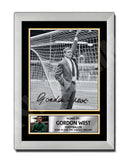 GORDON WEST Limited Edition Football Player Signed Print - Football