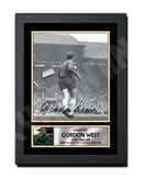 GORDON WEST 2 Limited Edition Football Player Signed Print - Football