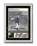 GORDON WEST 2 Limited Edition Football Player Signed Print - Football