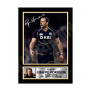 GRAEME MORRISON 2 Limited Edition Rugby Player Signed Print - Rugby