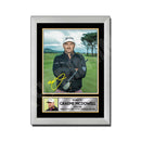 GRAEME McDOWELL Limited Edition Golfer Signed Print - Golf