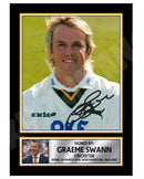 GRAEME SWANN Limited Edition Cricketer Signed Print - Cricket Player