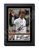 GRAEME SWANN 2 Limited Edition Cricketer Signed Print - Cricket Player