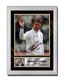 GRAEME SWANN 2 Limited Edition Cricketer Signed Print - Cricket Player