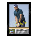 GREGORY HAVRET Limited Edition Golfer Signed Print - Golf