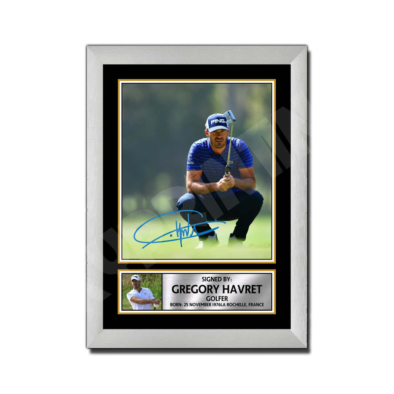 GREGORY HAVRET 2 Limited Edition Golfer Signed Print - Golf