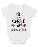 Me and My Uncle Love GRIMSBY TOWN Personalised FOOTBALL TEAM Baby Grow