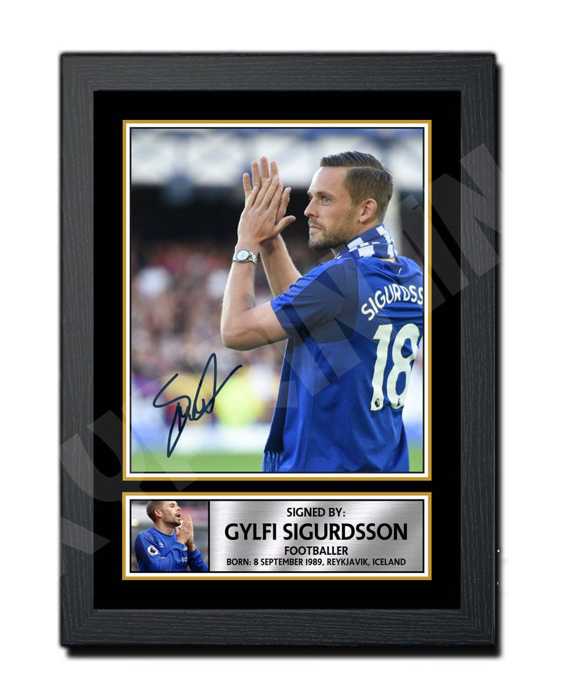 GYLFI SIGURDSSON Limited Edition Football Player Signed Print - Football