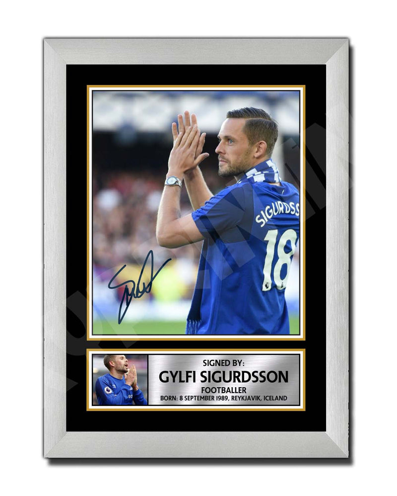GYLFI SIGURDSSON Limited Edition Football Player Signed Print - Football