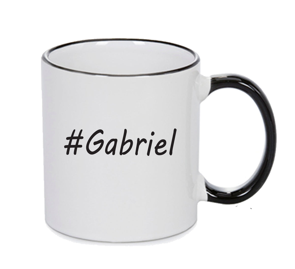 Personalised Your CUSTOM Name Gabriel Printed Mug – printed mug product image 1