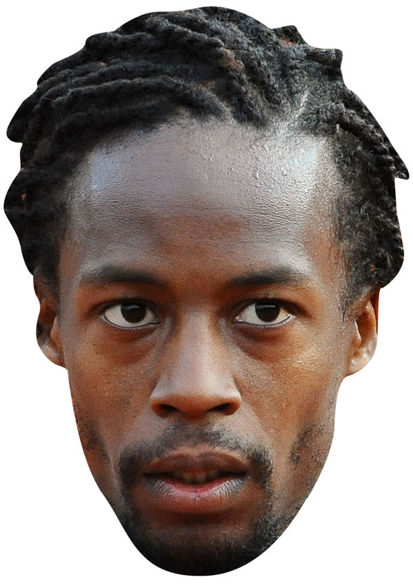 GAEL MONFILS JB - Tennis Fancy Dress Cardboard Celebrity Party Face Mask