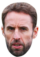 GARETH SOUTHGATE JB - Footballer Fancy Dress Cardboard Celebrity Party Face Mask