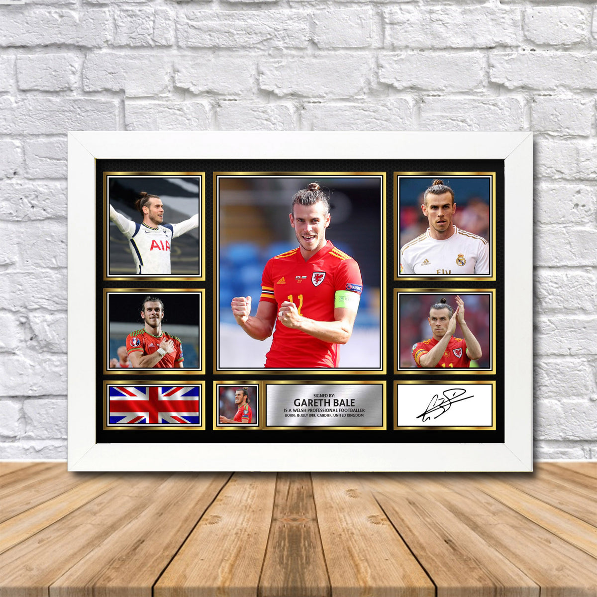 Gareth Bale Printed Signature Print