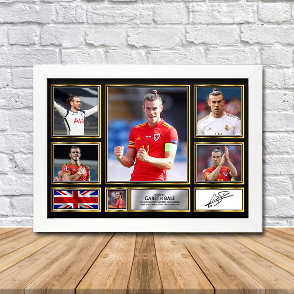Gareth Bale Printed Signature Print – Reproduction Print