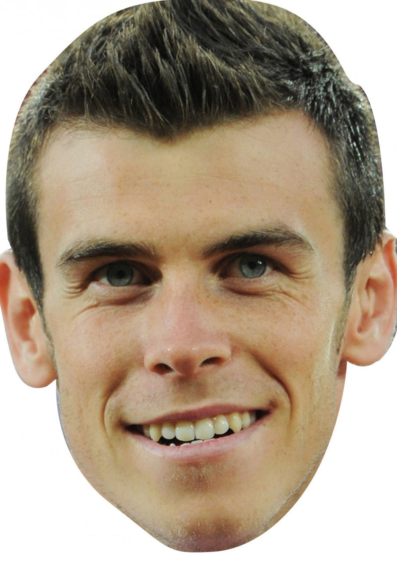 Gareth Bale FOOTBALL 2018 Celebrity Face Mask Fancy Dress Cardboard Costume Mask