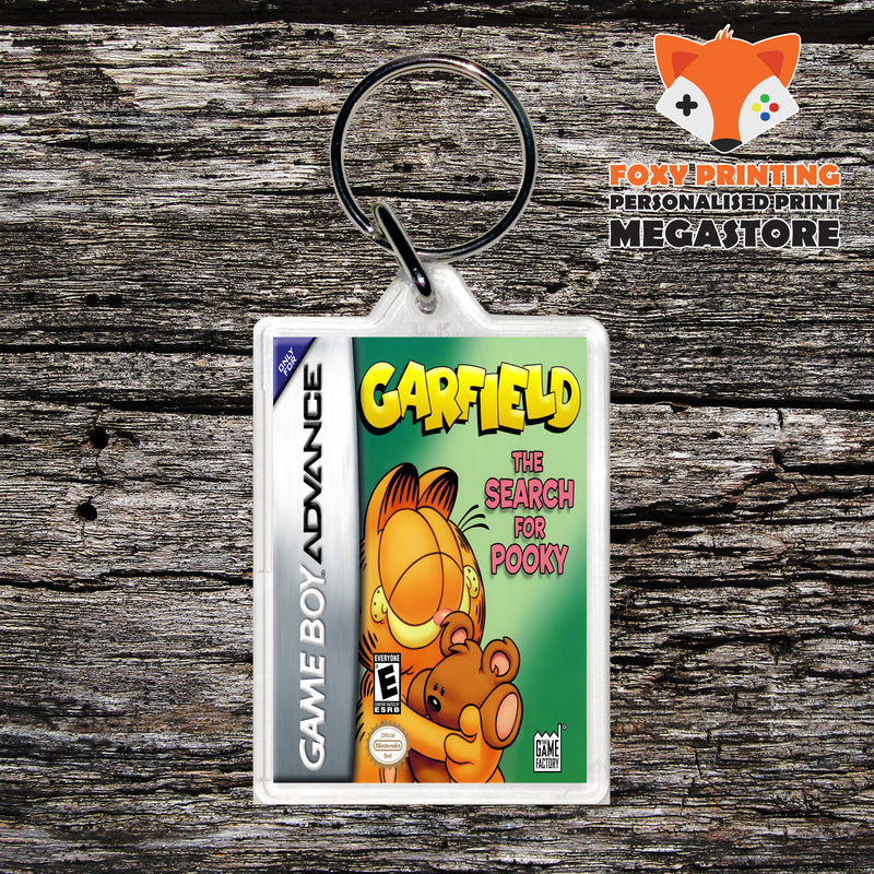 Garfield - The Search For Pooky Retro Gaming Keyring