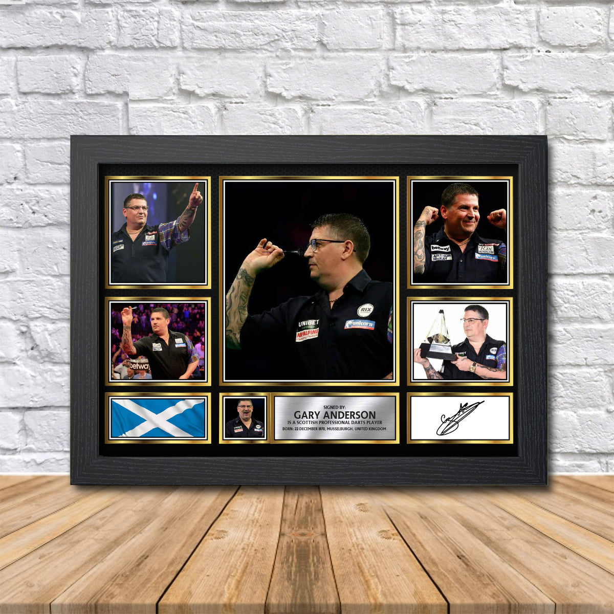 Gary Anderson Printed Signature Print