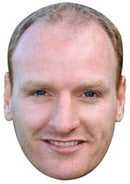 Gary Doherty FOOTBALL 2018 Celebrity Face Mask Fancy Dress Cardboard Costume Mask