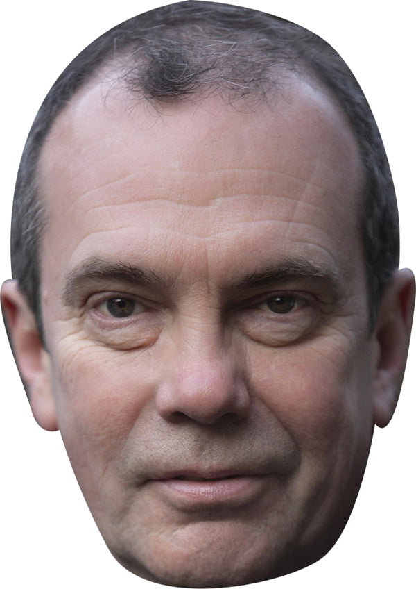 Gavin Mitchell Face Mask – Fancy Dress Cardboard Costume Mask