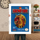 Gem Fire Retro GAME INSPIRED THEME Nintendo NES Gaming A4 A3 A2 Or A1 Poster Art 254
