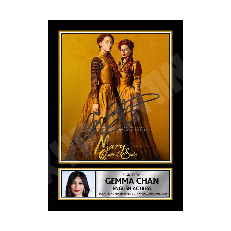 Gemma Chan 1 Limited Edition Movie Signed Print