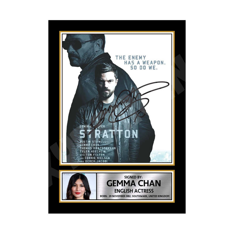 Gemma Chan 3 Limited Edition Movie Signed Print