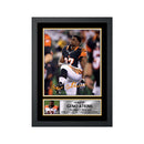Geno Atkins Limited Edition Football Signed Print - American Footballer