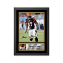 Geno Atkins 2 Limited Edition Football Signed Print - American Footballer