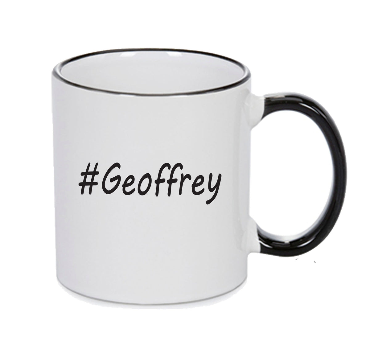 Personalised Your CUSTOM Name Geoffrey Printed Mug – printed mug product image 1