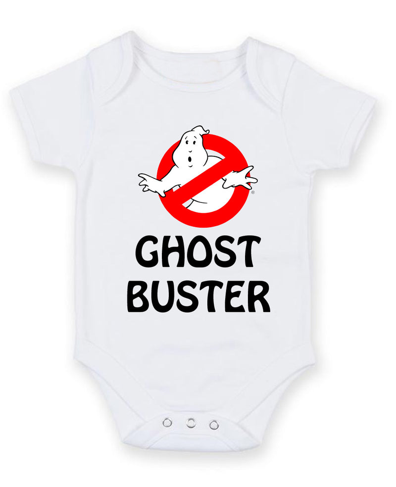 Ghost Buster Personalised Baby Boy Girl Unisex Short Sleeve Bodysuit