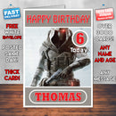 Personalised Ghost Recon 3 Inspired Style Game Kids Inspired Birthday Card (SA)