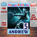 Personalised Ghost In The Shell Stand Alone Complex Inspired Style Game Kids Inspired Birthday Card (SA)