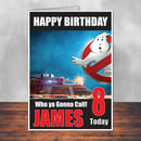 Ghostbusters 2016 Design 3 THEME INSPIRED Style PERSONALISED Kids Adult FUNNY Birthday Card