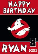 Ghostbusters NEW Design 2 THEME INSPIRED Kids Adult Personalised Birthday Card