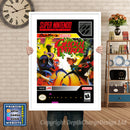 Ghoul Patrol Super Nintendo GAME INSPIRED THEME Retro Gaming Poster A4 A3 A2 Or A1