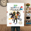 Gi Joe Retro GAME INSPIRED THEME Nintendo NES Gaming A4 A3 A2 Or A1 Poster Art 248