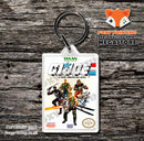 Ghoul School Retro NES Game Cover Art Gaming Keyring