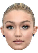 GIGI HADID JB - Model Fancy Dress Cardboard Celebrity Party Face Mask