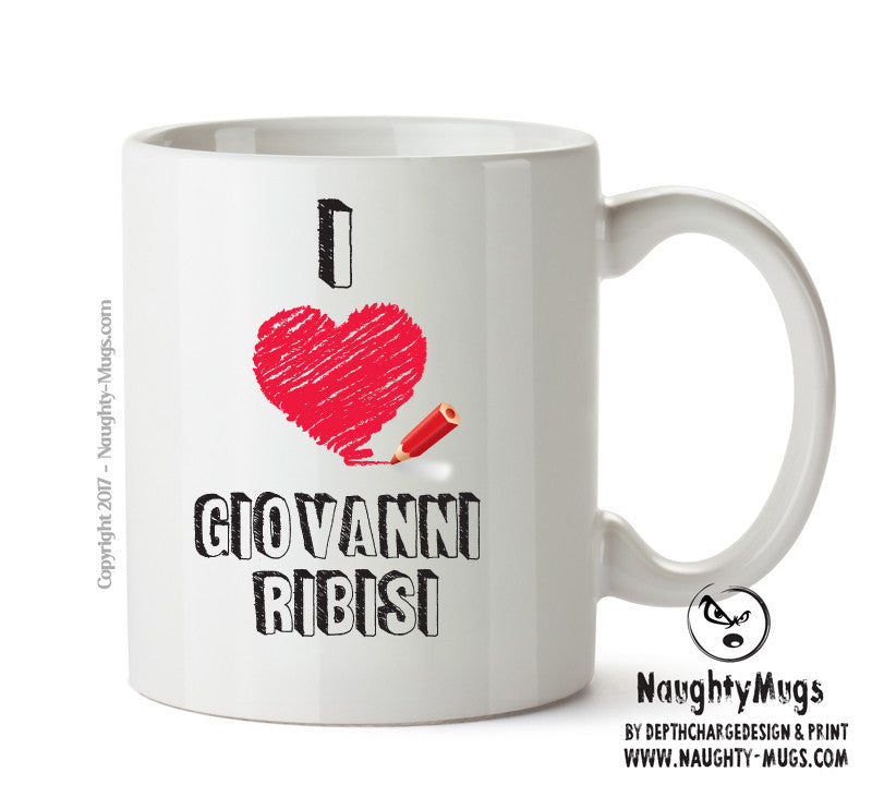 I Love Giovanni Ribisi Celebrity Mug Office Mug