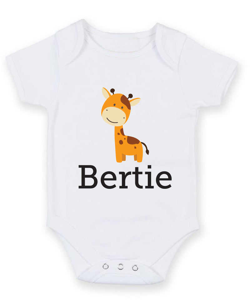 Giraffe Safari Zoo Baby Grow Bodysuit