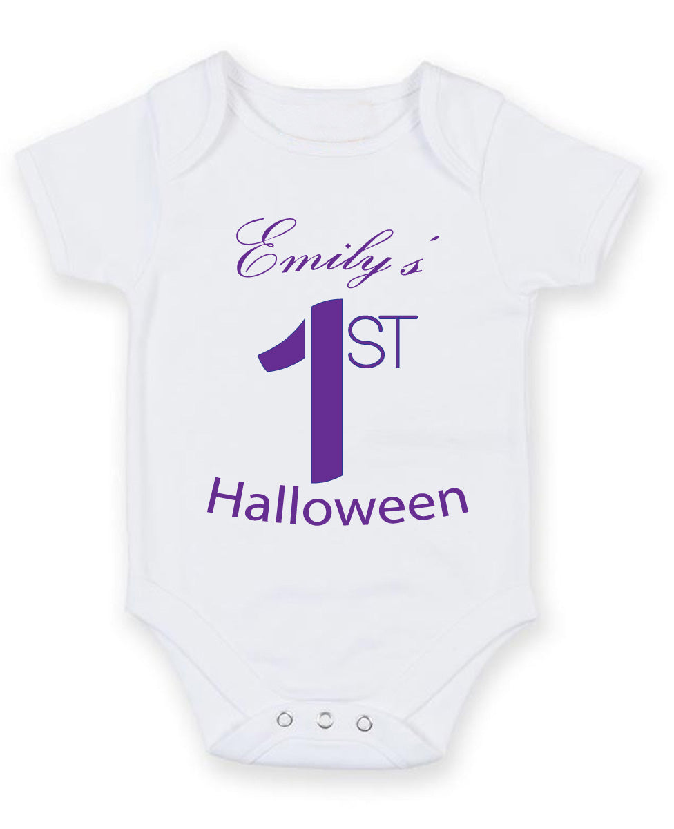 Girls 1st Halloween Baby Grow Bodysuit