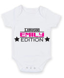 Girls Name Limited Edition Baby Grow Bodysuit