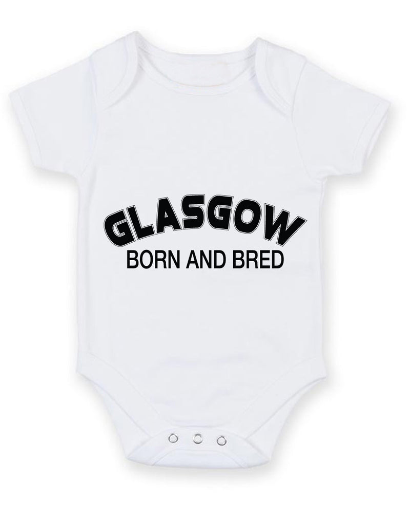 Glasgow Born and Bred Baby Grow Bodysuit
