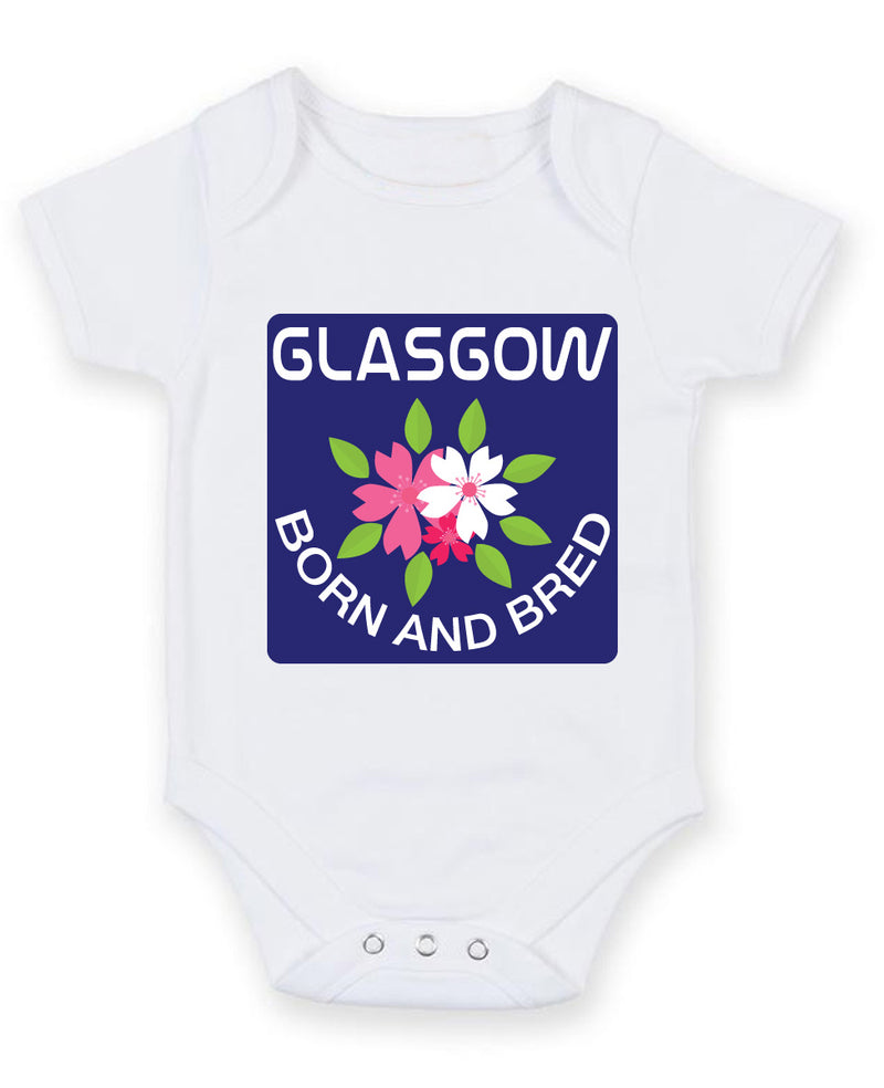 Glasgow Born and Bred 2 Baby Grow Bodysuit