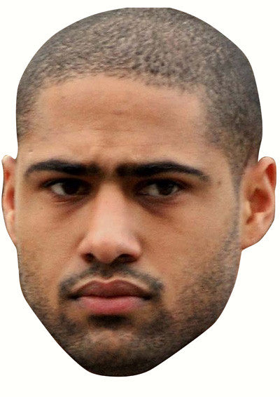 Glen Johnson Celebrity Face Mask Fancy Dress Cardboard Costume Mask